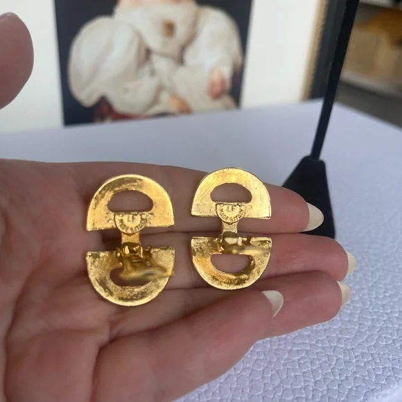 CELINE Vintage Statement Earrings - Picture 3 of 7